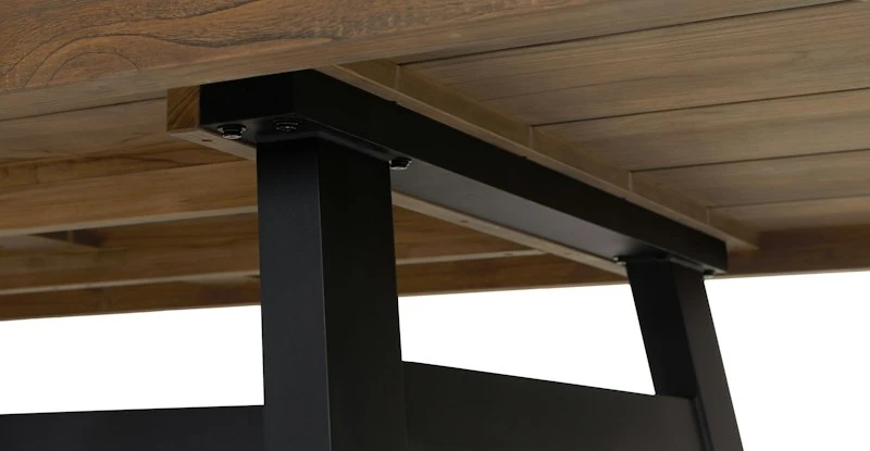 Sardis Vintage Brown Dining Table For 10 | Rustic Outdoor Dining Furniture 6 Sardis Vintage Brown Dining Table For 10 | Rustic Outdoor Dining Furniture - Image 6