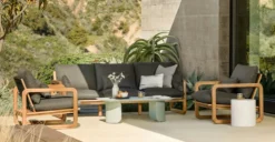 Skane Green Outdoor Coffee Table – Stylish and Durable for Your Patio