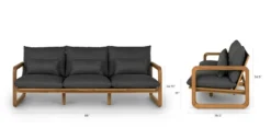 Premium Laholm Sea Black Sofa - Stylish Outdoor Sofa for Modern Patios -Furniture Sales 2024 image94051