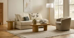 Upsa Alabaster Rug 8 X 10 - Premium Handmade Area Rug for Living Room & Bedroom