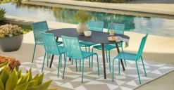 Ballo Oval Dining Table for 6 - Premium Outdoor Furniture for Comfort and Style