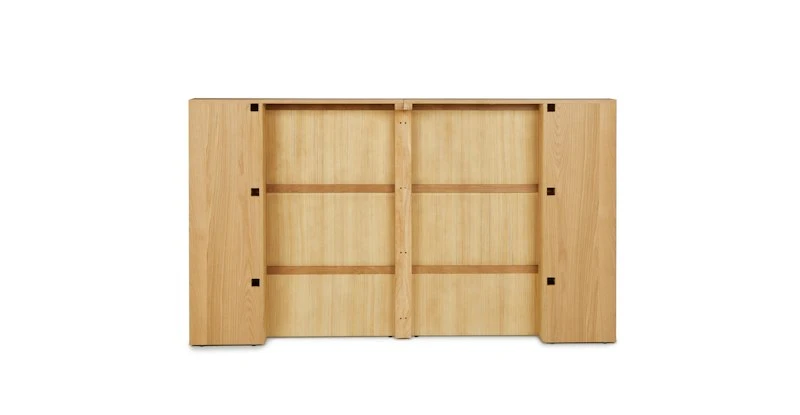 Kouva Oak Queen Storage Headboard - Stylish & Functional Design 5 Kouva Oak Queen Storage Headboard - Stylish & Functional Design - Image 5