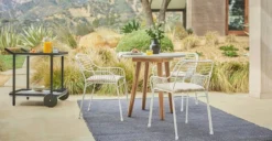 Furniture Sales 2024 37 Caya Dahlia White Dining Armchair – Stylish Outdoor Dining Chair