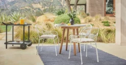 Boden Dark Gray Bar Cart | Stylish Rolling Console Table for Home Bar & Living Space