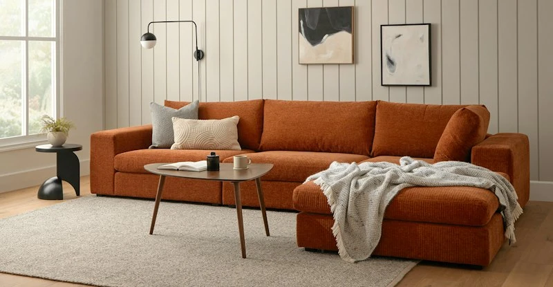 Amoeba Wild Walnut 35" Wide Modern Coffee Table for Living Room 1 Amoeba Wild Walnut 35" Wide Modern Coffee Table for Living Room