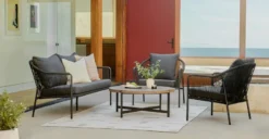 Calicut Coast Black Lounge Chair - Premium Outdoor Relaxation