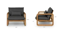 Laholm Sea Black Sofa Set | Premium Outdoor Furniture | Weather-Resistant & Stylish -Furniture Sales 2024 image95490