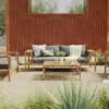 Callais Taupe Gray Sofa Set - Durable Outdoor Furniture for Modern Patios