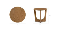 Tovi Smoked Oak Side Table - Modern & Stylish Living Room Furniture -Furniture Sales 2024 image96372