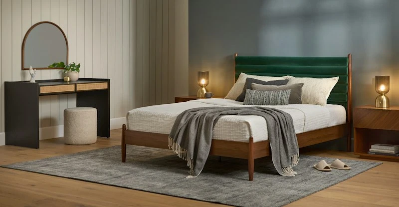 Cilo Ivory Bouclé Ottoman - Modern Footrest & Storage Stool for Living Room 2 Cilo Ivory Bouclé Ottoman - Modern Footrest & Storage Stool for Living Room - Image 2