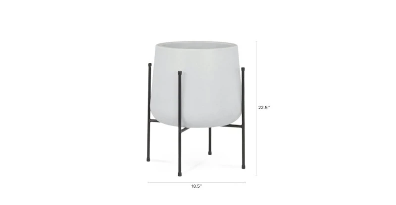 Tuva White Wide Indoor/Outdoor Planter Set - Modern Decorative Plant Pots for Home & Garden 11 Tuva White Wide Indoor/Outdoor Planter Set - Modern Decorative Plant Pots for Home & Garden - Image 11