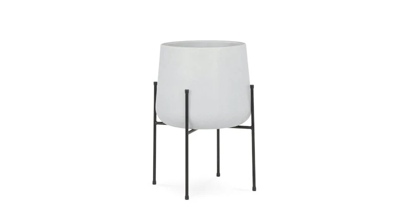 Tuva White Wide Indoor/Outdoor Planter Set - Modern Decorative Plant Pots for Home & Garden 2 Tuva White Wide Indoor/Outdoor Planter Set - Modern Decorative Plant Pots for Home & Garden - Image 2