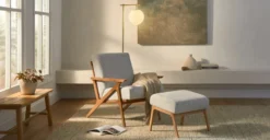 Loopi Pebble Sand Rug 8 X 10 - Modern Floor Decor for Stylish Interiors -Furniture Sales 2024 image99096