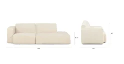 Sanna Magnet Ivory Left Arm Modular Sofa - Luxury Comfort & Style 27 Sanna Magnet Ivory Left Arm Modular Sofa - Luxury Comfort & Style -Furniture Sales 2024 image99265