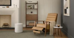 Mara Walnut Side Table - Handcrafted Wooden Side Table for Living Room or Bedroom