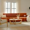 Beta Rowan Orange Modular Sofa – Stylish and Comfortable Sofa for Modern Living